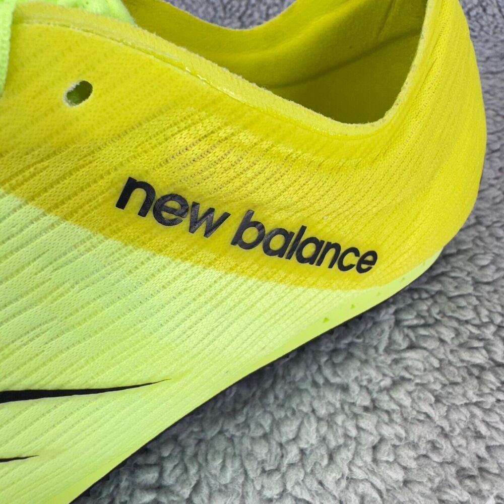New Balance Racing Shoes MMD500Y7 Men Size 11 Neon Green Lace Up Spikes Track - Picture 10 of 14